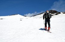 Skitourenziel Ätna Gipfelkrater
